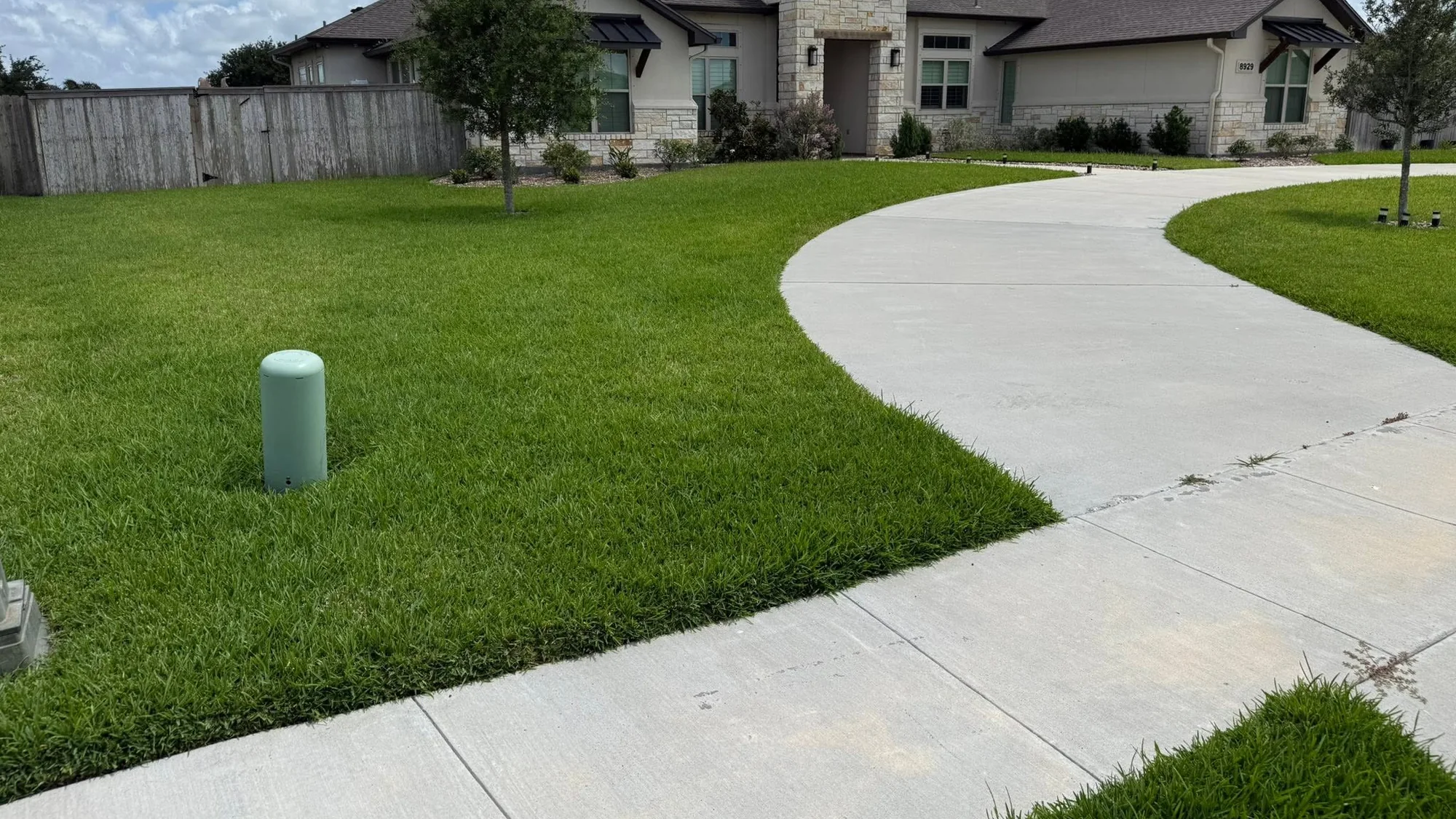 A Coastal Bend property maintained by LRT Lawn Care & Landscaping